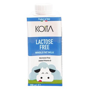 Koita Lactose Free Full Fat Cow Milk 200 ml