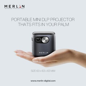 Merlin Cube Mini Smart Hd Projector