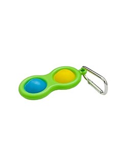 Toy Land Simple Dimple Fidget Keychain Toy, Fidget Keychain Relieve Anxiety Stress Fidget Toy (green)