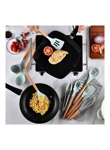 XiuWoo XiuWoo 12-Piece Silicone Cooking Utensil Set With Holder Multicolour One Size