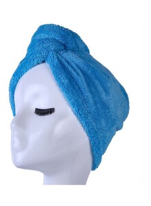 YYXR Quick Drying Hair Towel Wrap Blue 68x26centimeter