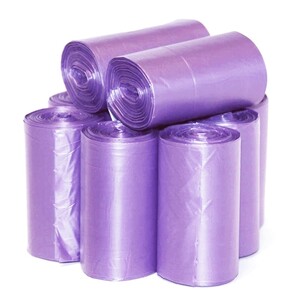 Three Little Pets Poop Bags 5 Rolls 150 Pieces Ultimate Pet Waste Pack, Lavender scented, 100% Leak Proof, Extra Strong, Oxo-biodegradable Waste Bag 30 x 30 cm