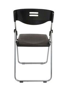 Mahmayi Kelvin Folding Chair Black/Silver 42.5x82x37centimeter