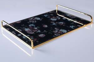 Pan Home Vesrar Decor Tray Multi Color 35x25cm