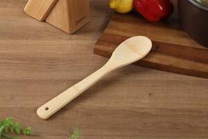 Pan Home Bamboo Solid Spoon Natural 30cm
