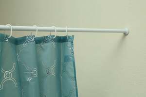 Pan Home Ulla Shower Curtain Rod 17/20mm 130-240cm White
