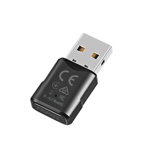 Promate USB Bluetooth Adapter, Universal Transmitter Bluetooth 5.0 HD Audio Dongle with Multi-Point Pairing, Plug and Play, Low Power Consumption and Compact Design