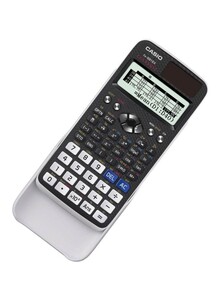 CASIO 12-Digit Scientific Mode Calculator Set Black/White