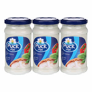 Puck White Cheese Jar 240 g × 3 Pieces