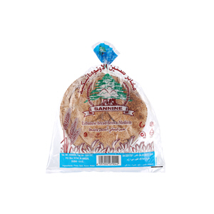 Sannine Labanese Bread Brown Medium 4 Pack