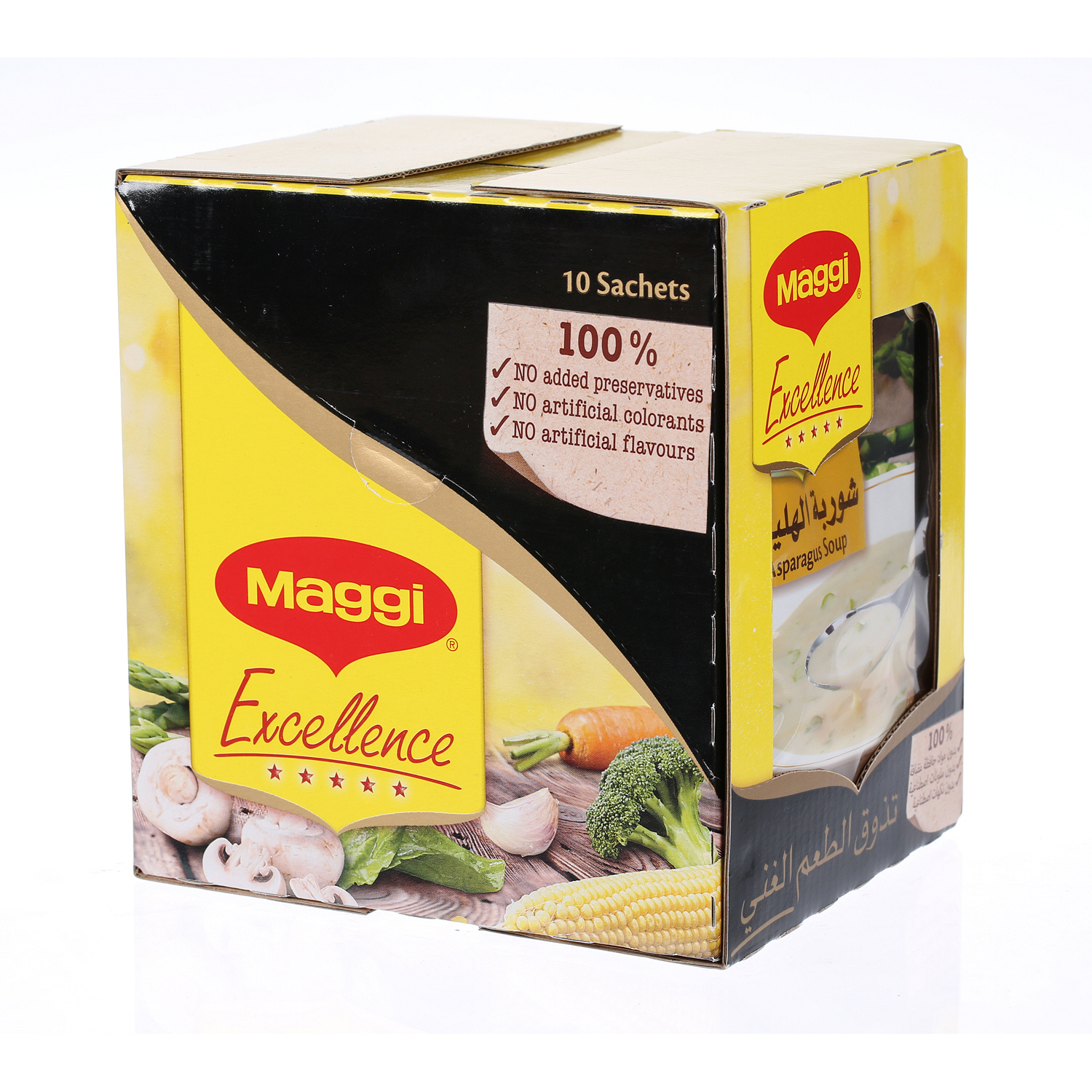 Maggi Excellence Asparagus Soup 49gm × 10'S