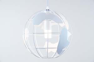 Pan Home Globe Pendant White D30cm