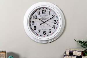 Pan Home Jacobsen Wall Clock D50cm-white