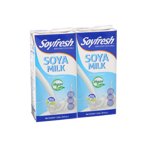 Soyafresh Soya Milk Natural 2X1L