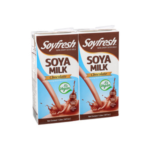 صويا فريش -  حليب الصويا  - شوكولاتة 2 * 1 لتر