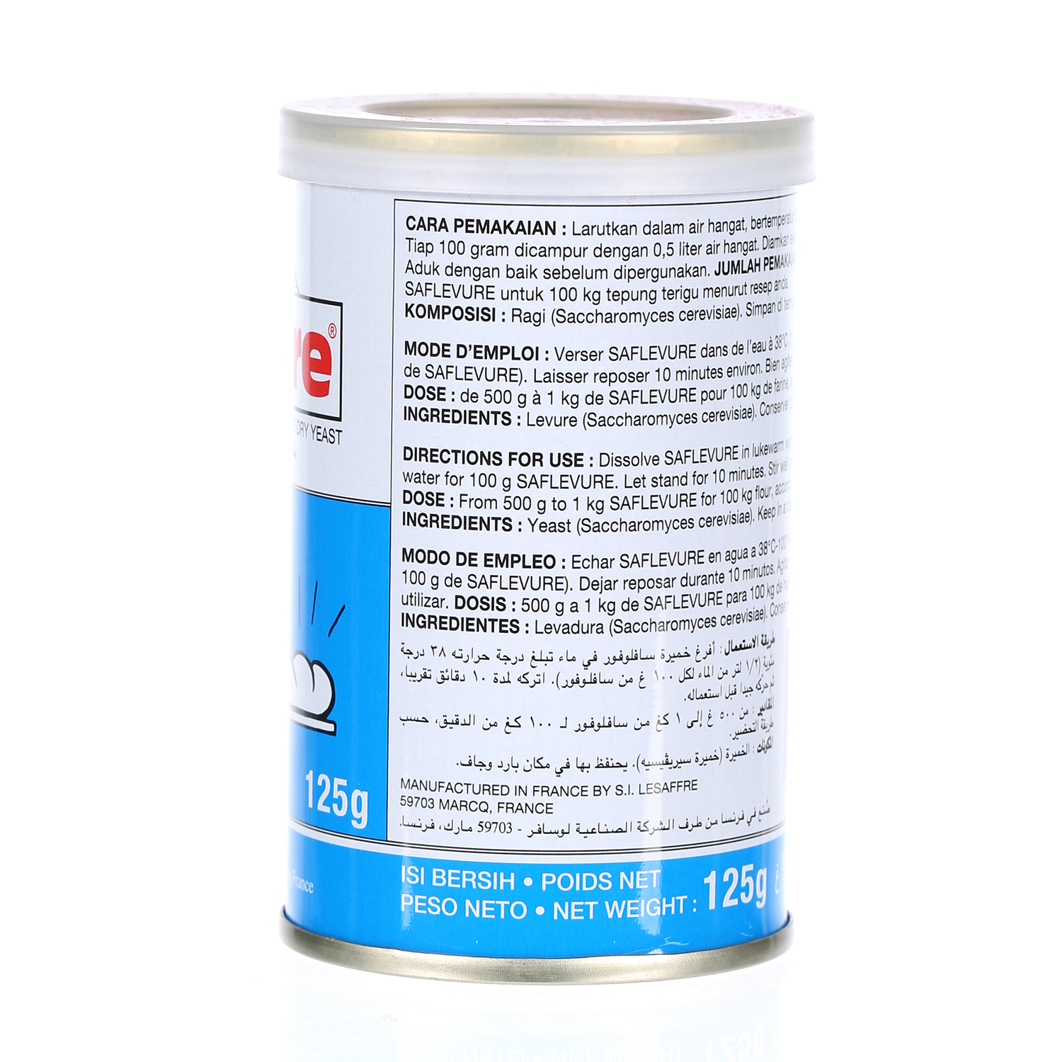 Bayara Dry Yeast Tin 125 g