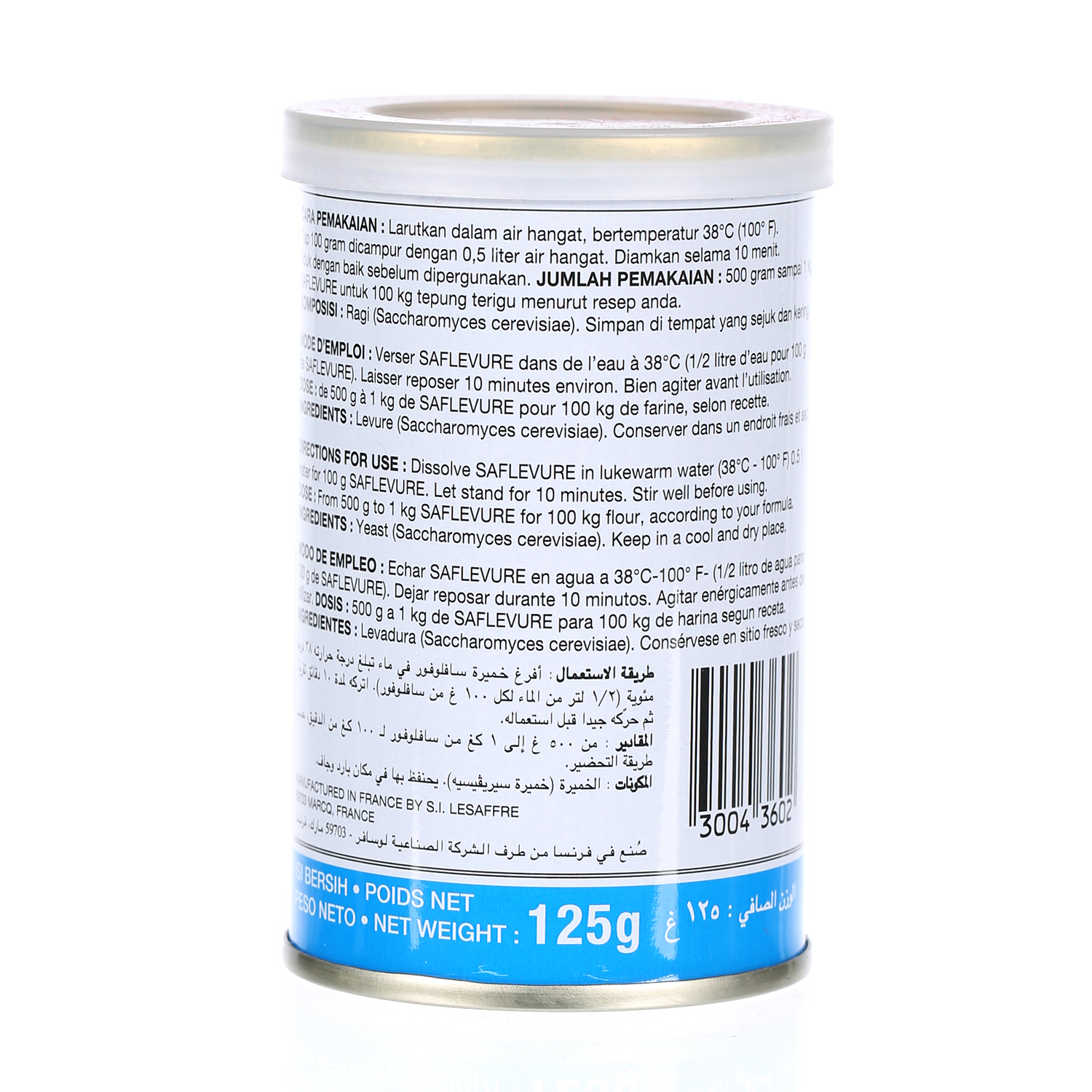 Bayara Dry Yeast Tin 125 g