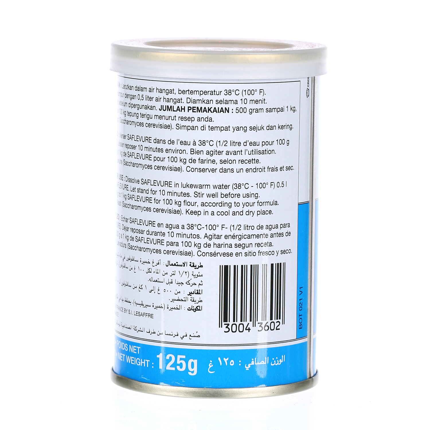 Bayara Dry Yeast Tin 125 g