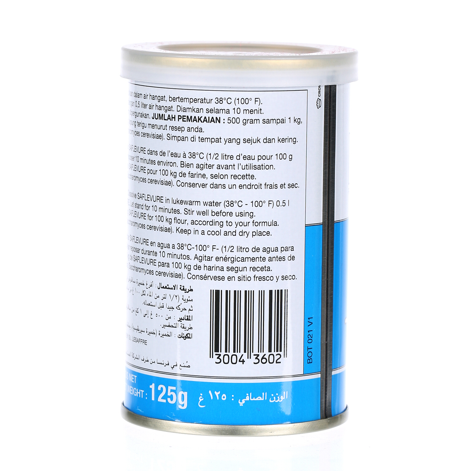 Bayara Dry Yeast Tin 125 g