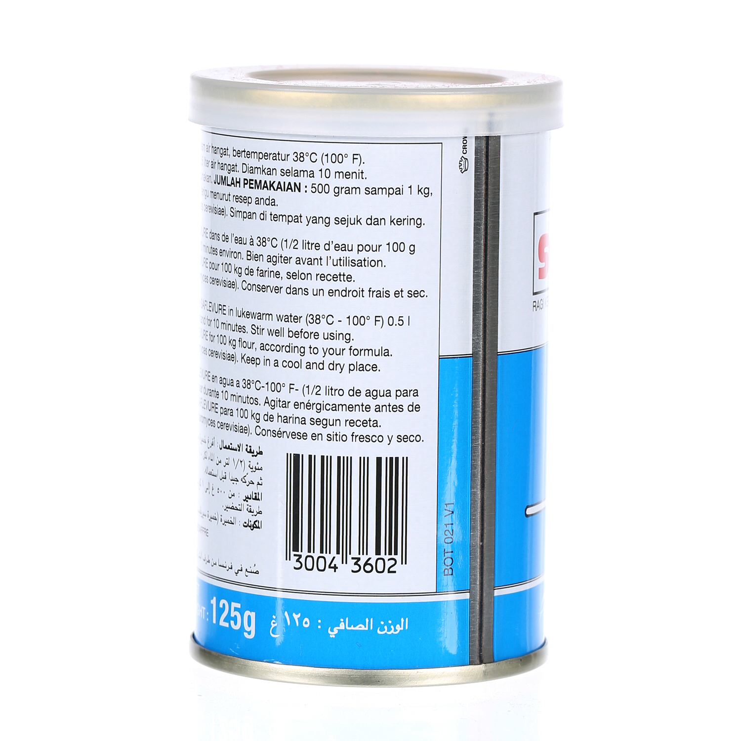 Bayara Dry Yeast Tin 125 g