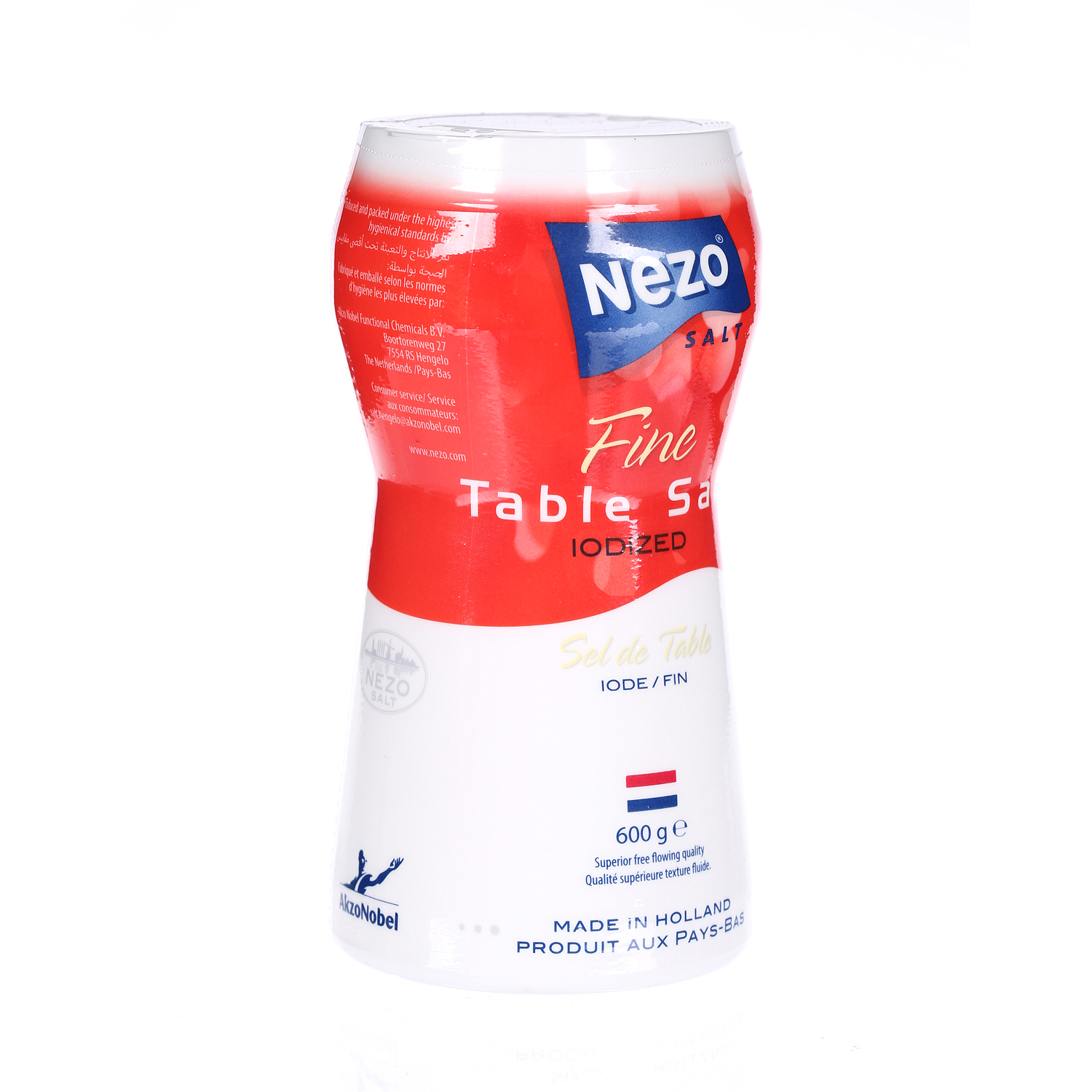 Nezo Iodized Salt Red Bottle 600 g
