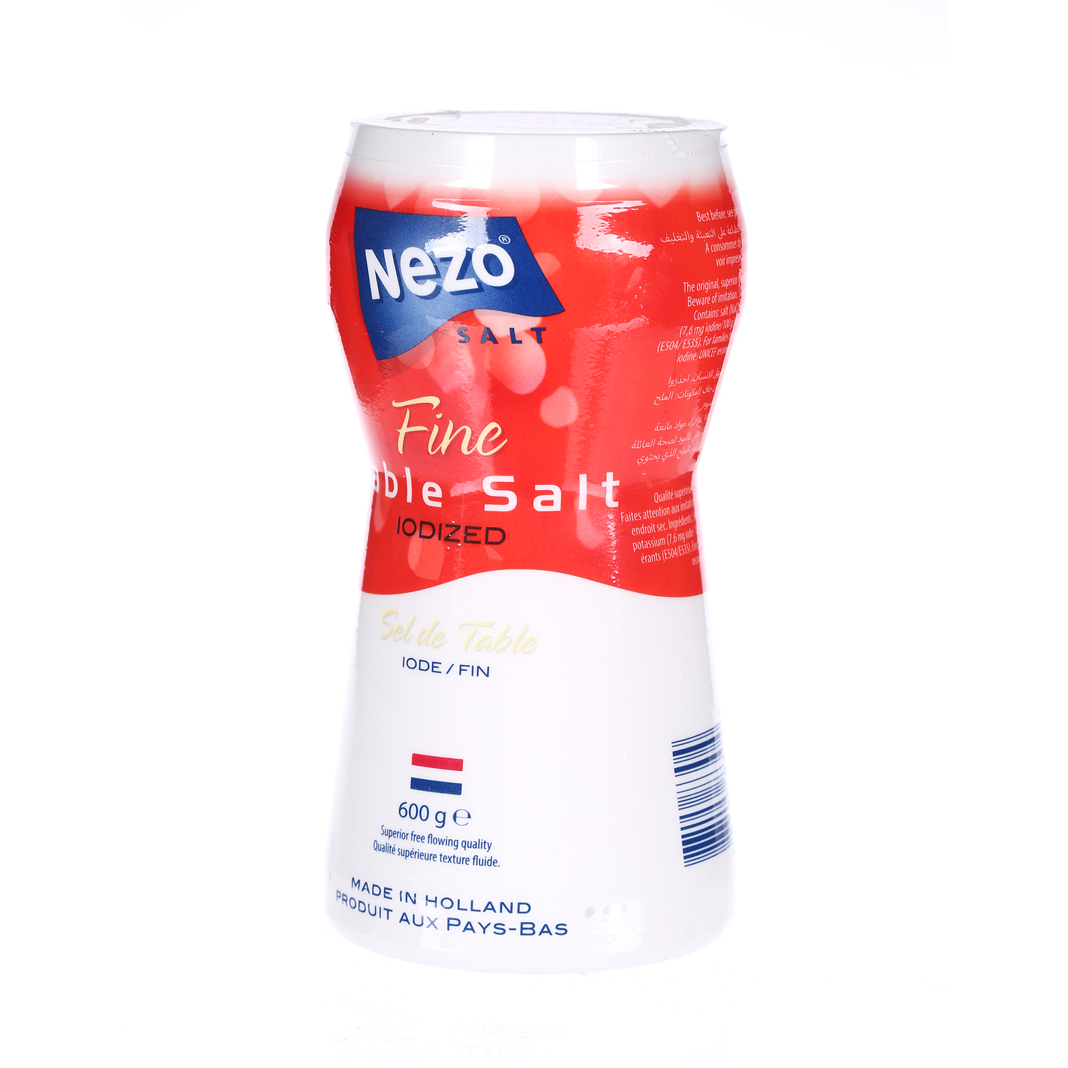 Nezo Iodized Salt Red Bottle 600 g
