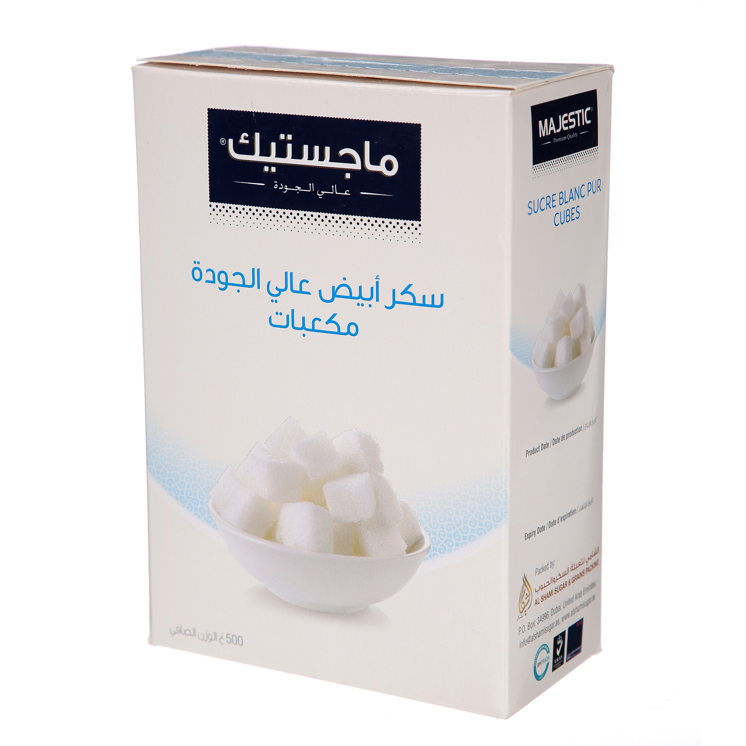 Majestic White Sugar Cube 500 g