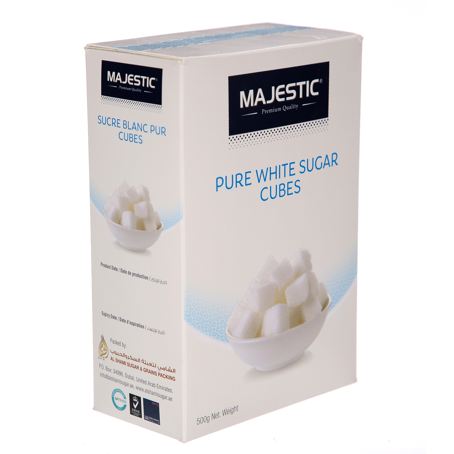 Majestic White Sugar Cube 500 g