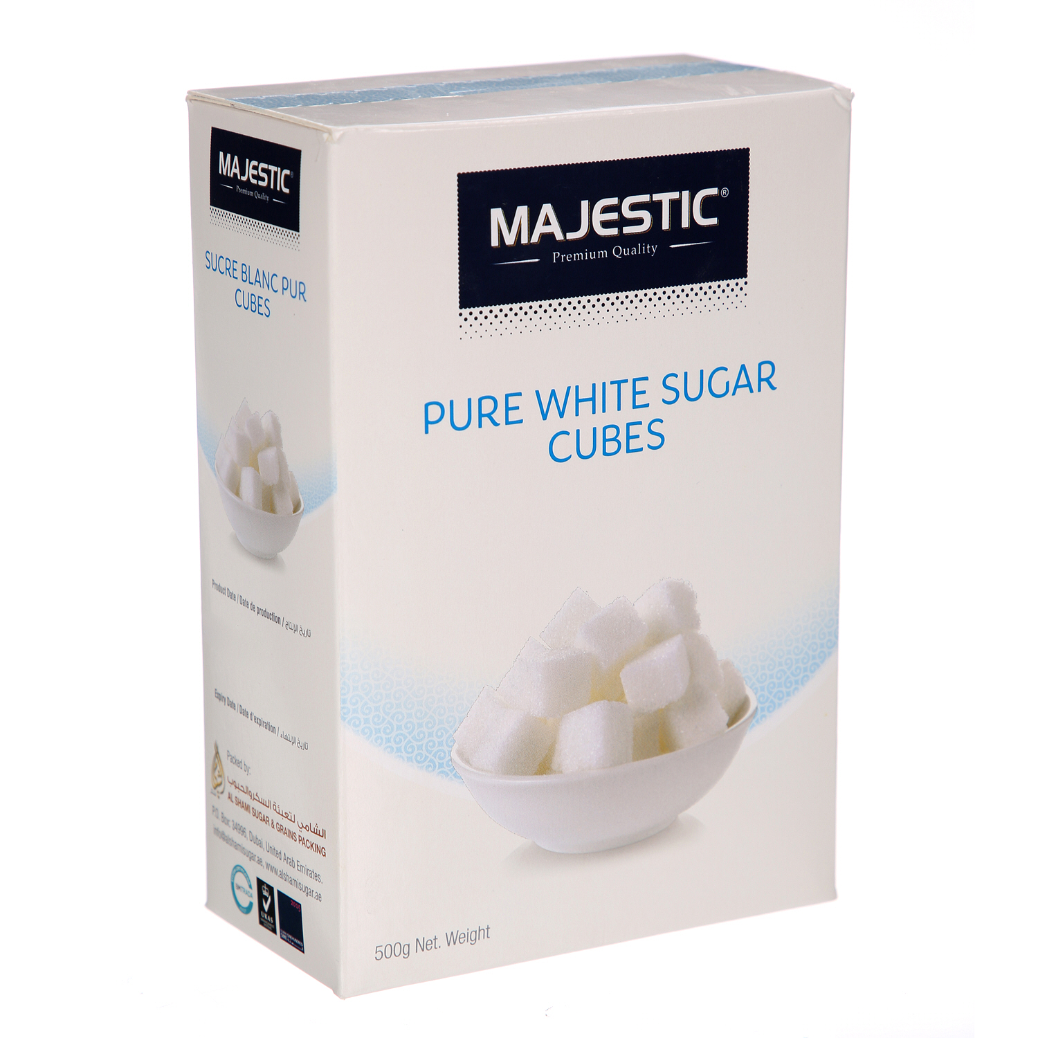 Majestic White Sugar Cube 500 g