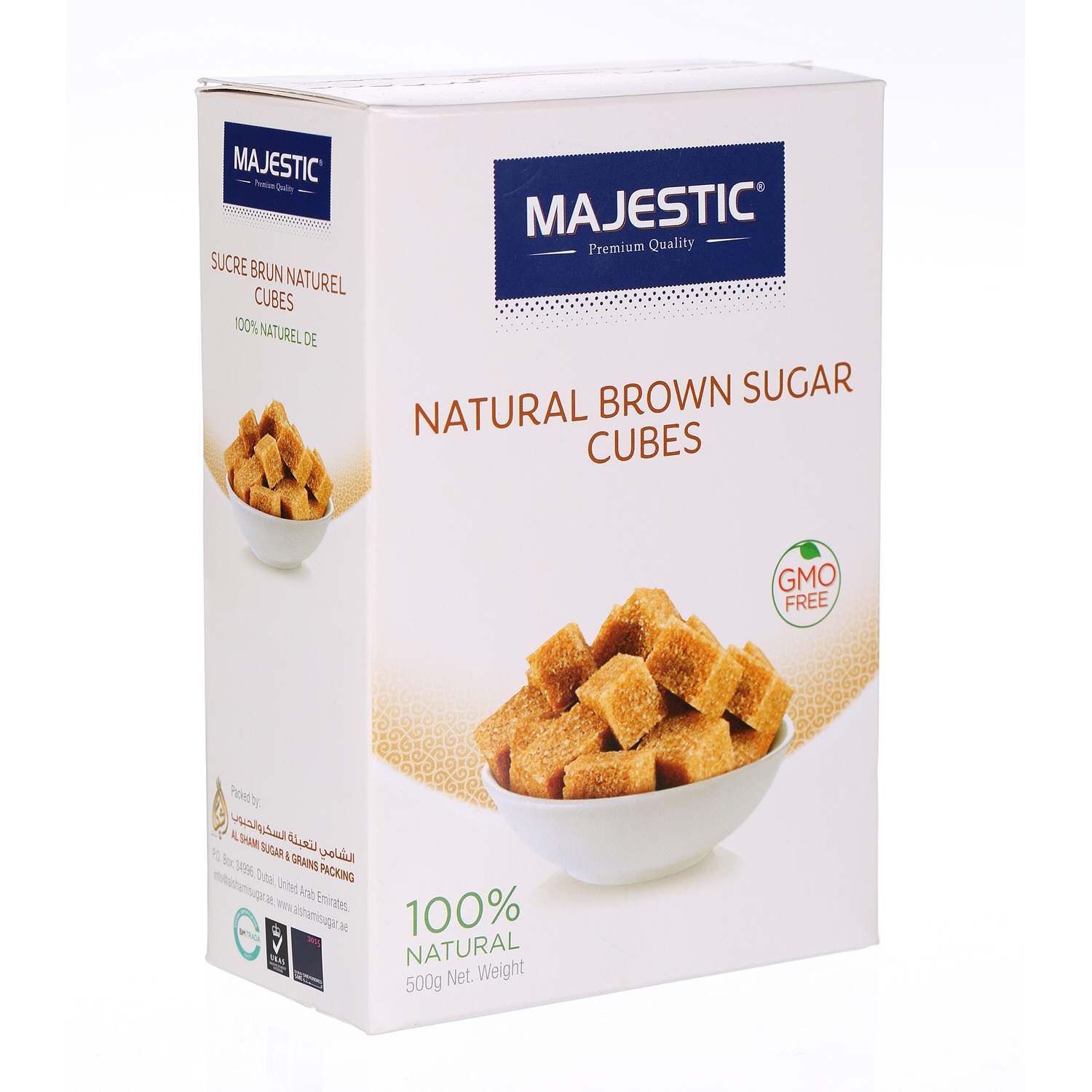 Majestic Brown Sugar Cube 500 g