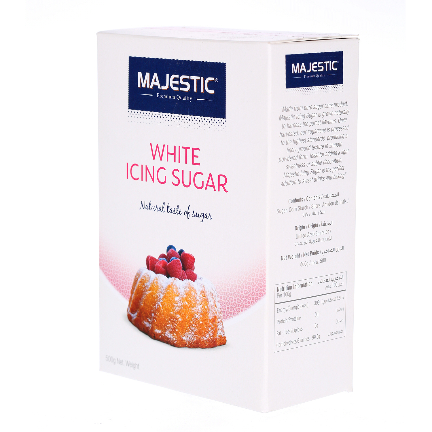 Majestic Icing White Sugar 500 g