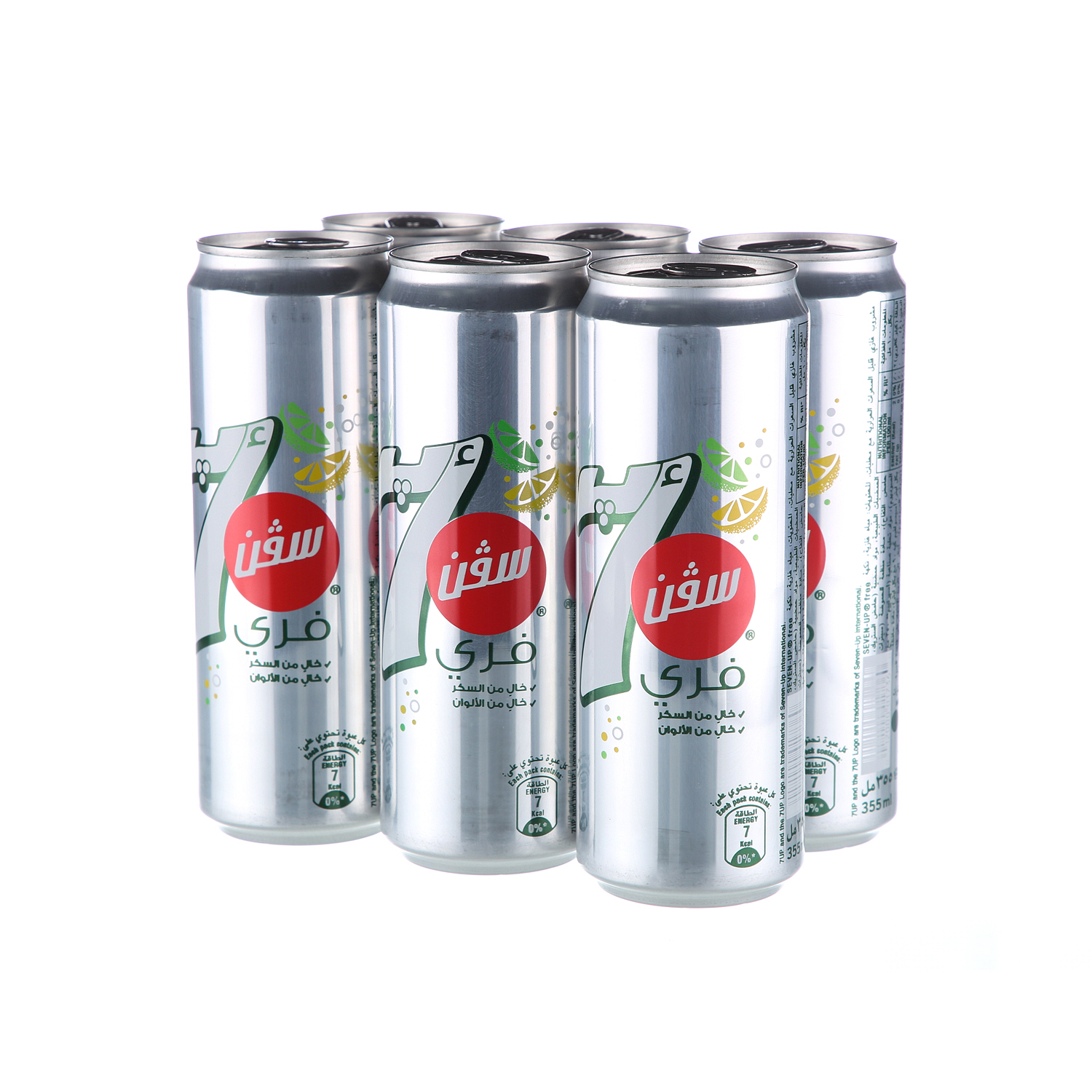 7UP Free Can 355ml × 6'S