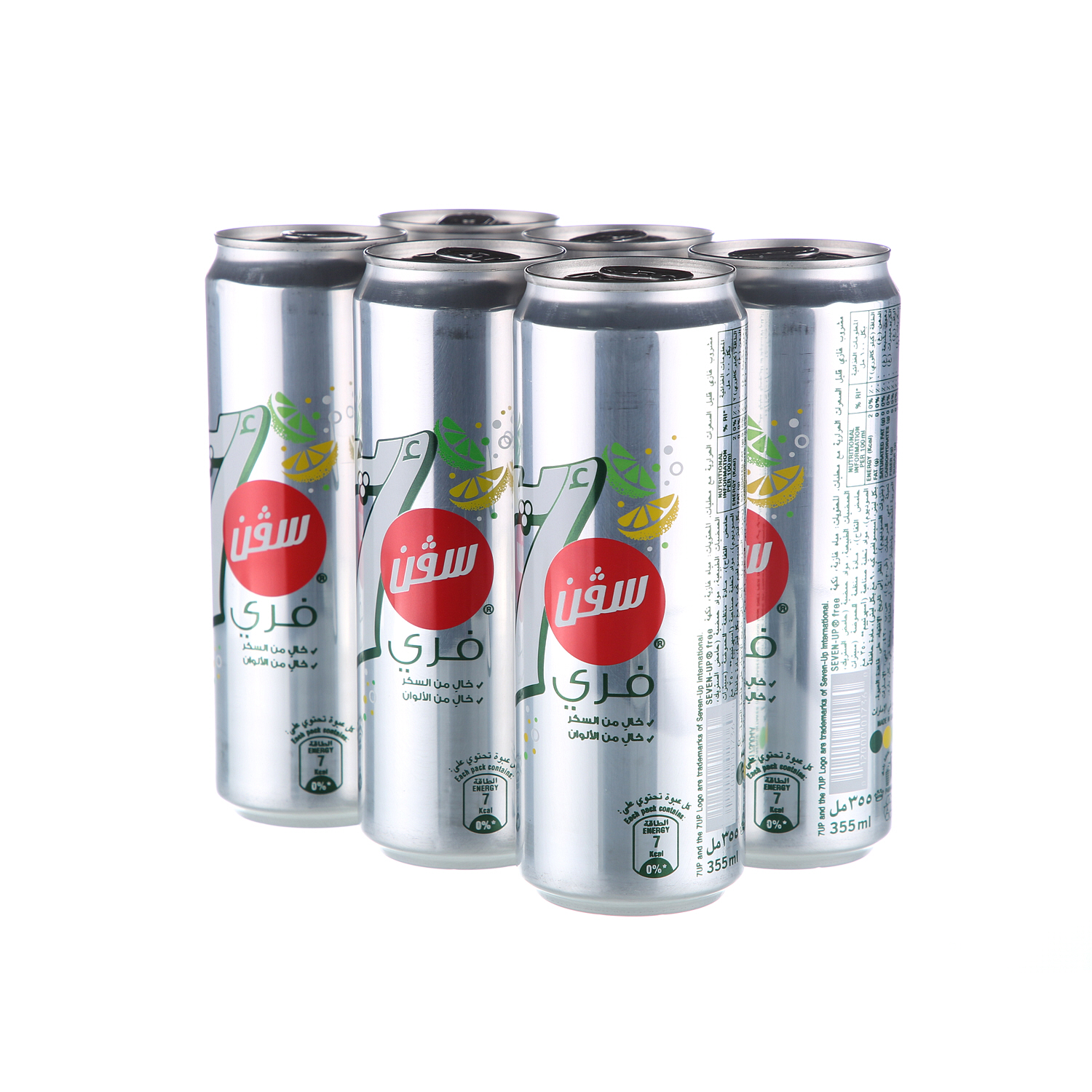 7UP Free Can 355ml × 6'S