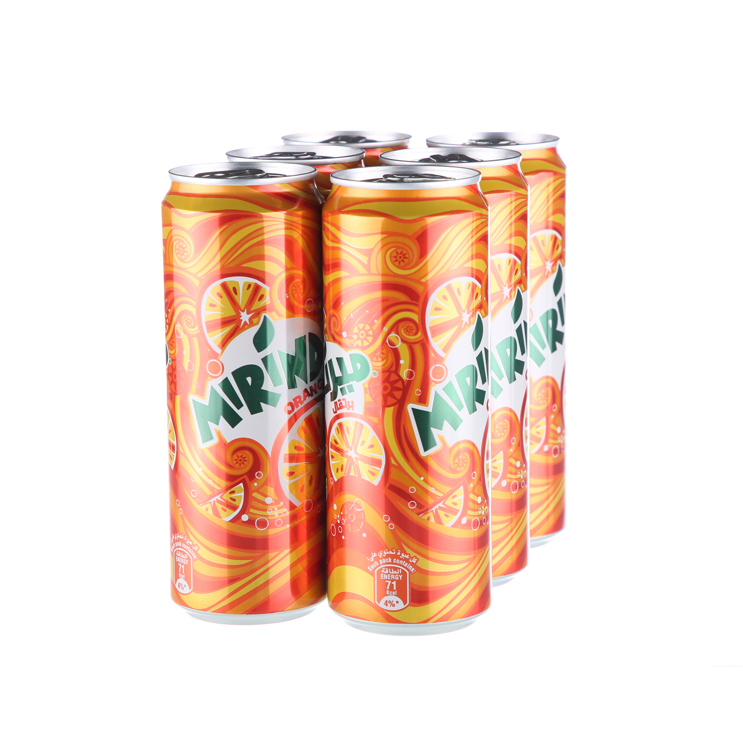 Mirinda Orange Can 355ml × 6'S