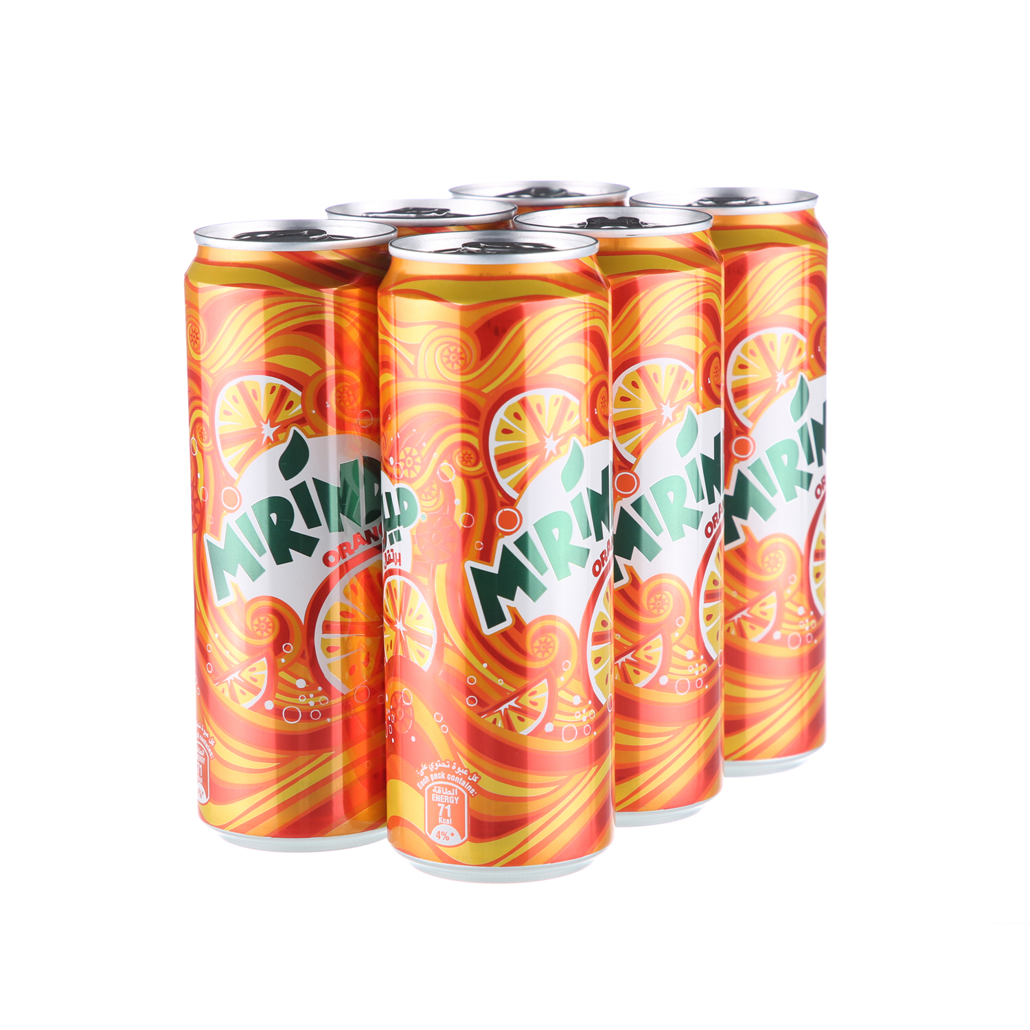 Mirinda Orange Can 355ml × 6'S