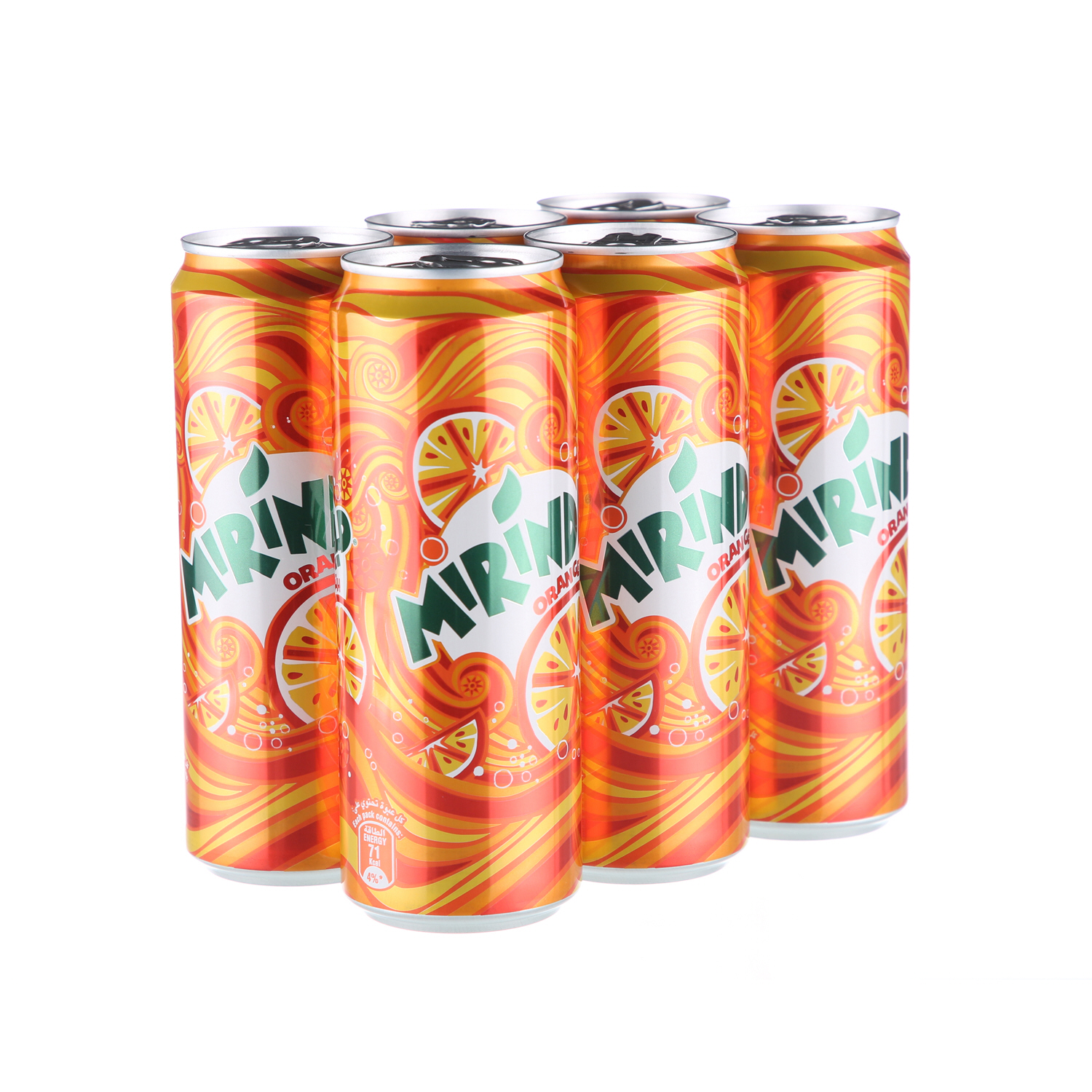 Mirinda Orange Can 355ml × 6'S