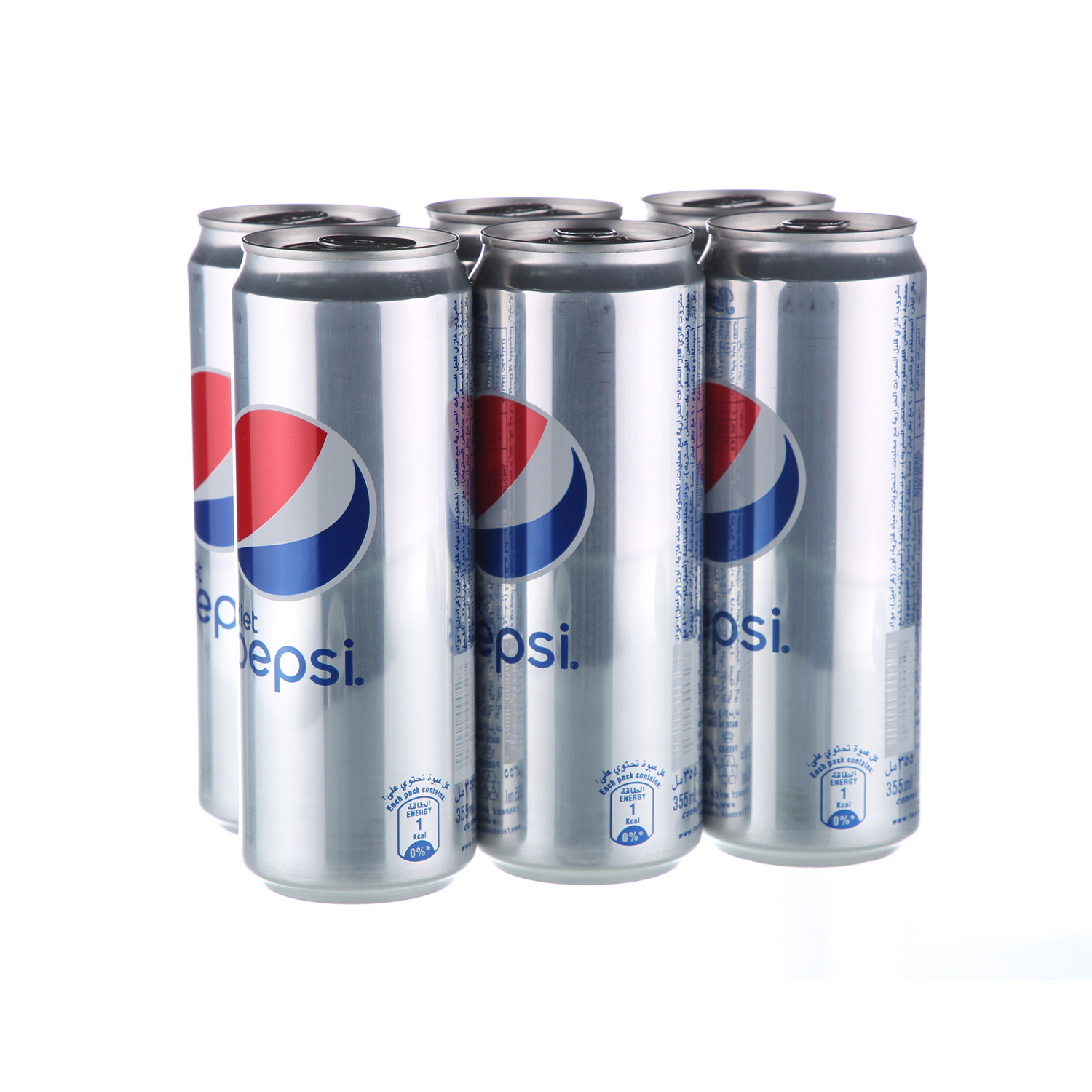 Pepsi Diet Pepsi Can 355ml × 6'S