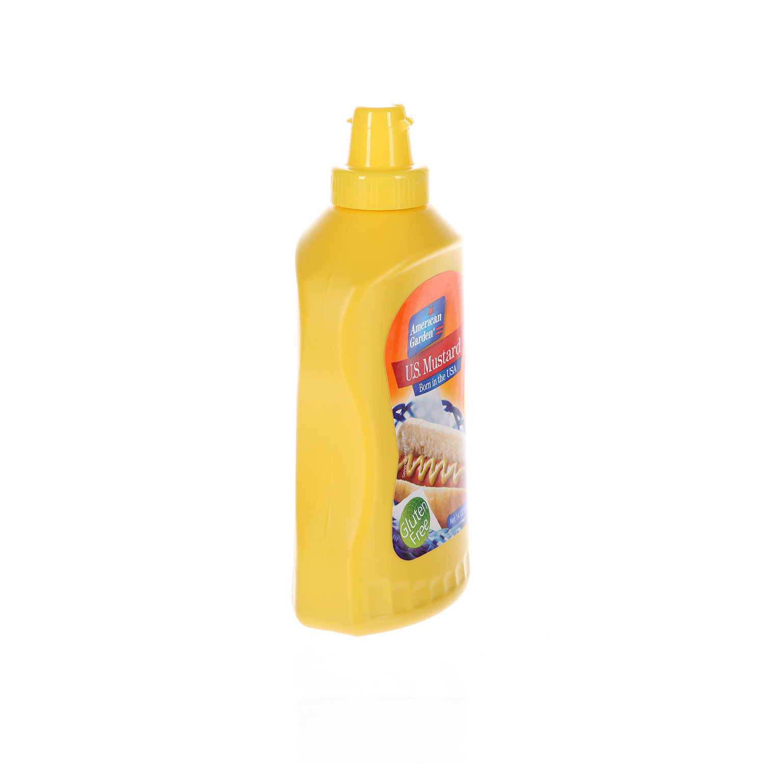 American Garden Yellow Mustard Squeeze Sauce 16 Oz