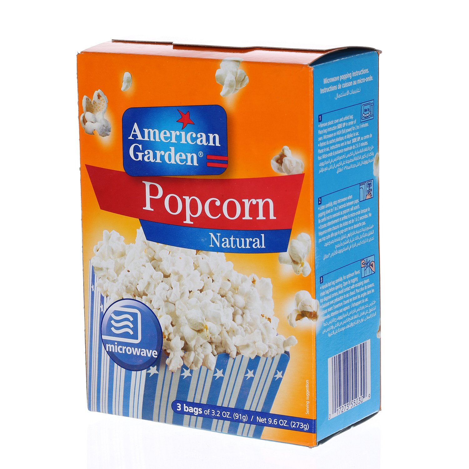 American Garden Popcorn Regular 3 × 3.5 Oz