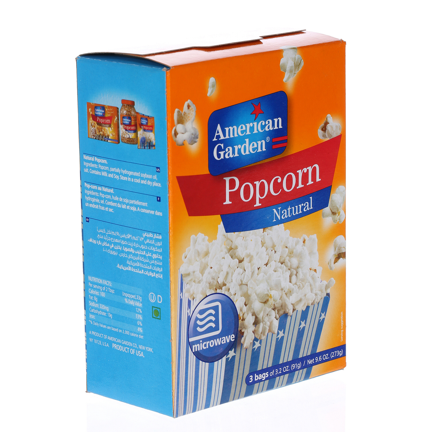 American Garden Popcorn Regular 3 × 3.5 Oz