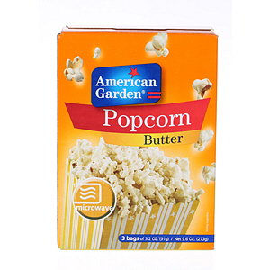 American Garden Popcorn Butter 3 × 3.5 Oz