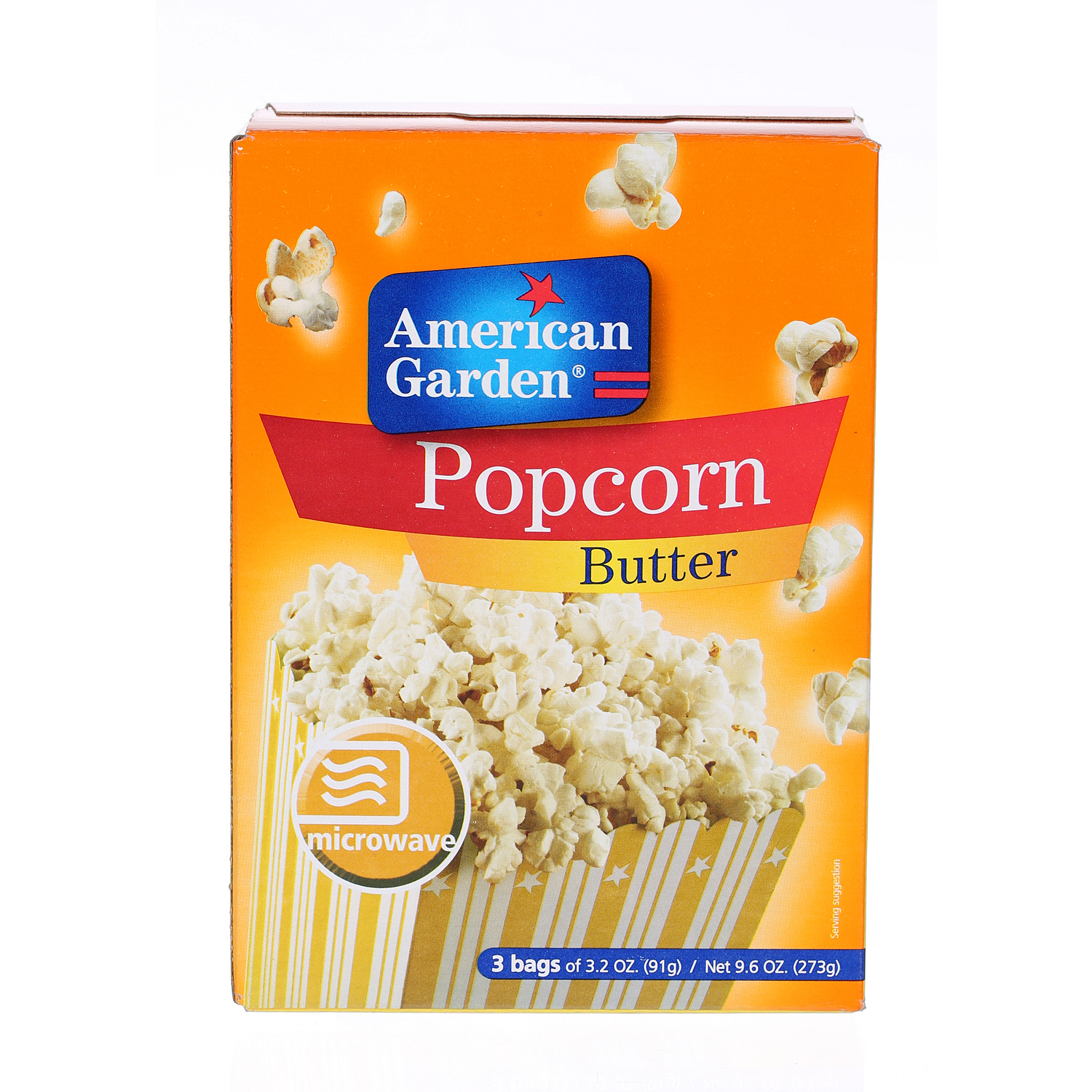 American Garden Popcorn Butter 3 × 3.5 Oz