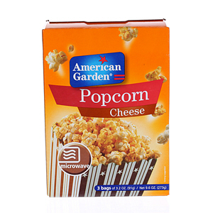 American Garden Microwave Popcorn Cheese 3.5 Oz