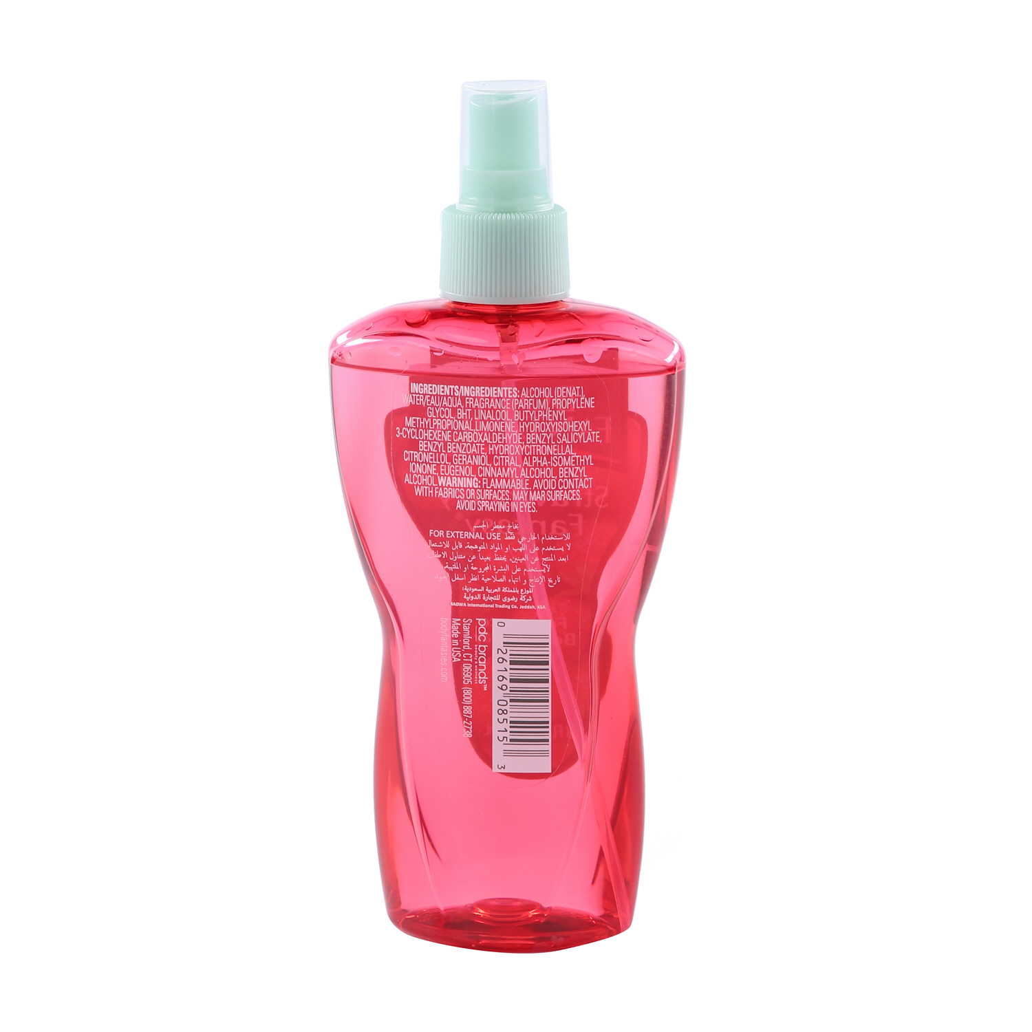 Body Fantasies Body Spray Raspberry Fantasy 8Oz