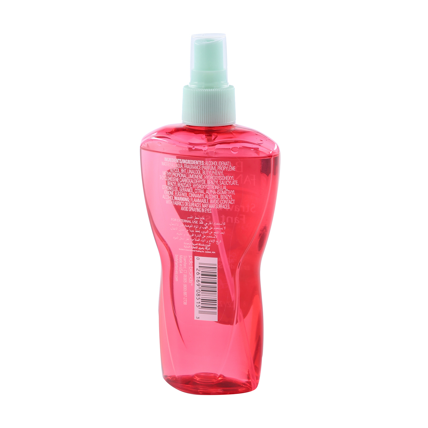 Body Fantasies Body Spray Raspberry Fantasy 8Oz