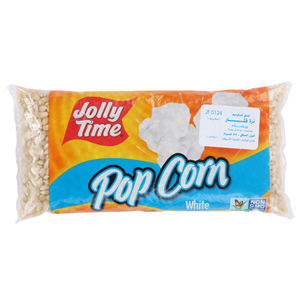 Jolly Time Popcorn White Poly Bag 1 Lb