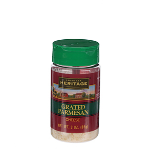 American Heritage Grated Parmesan Cheese 3 Oz