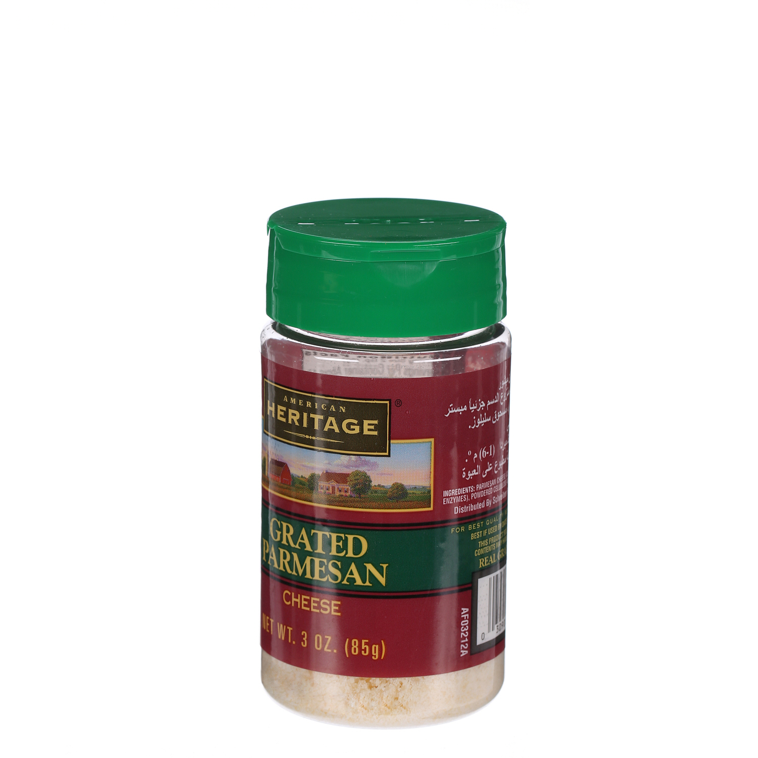 American Heritage Grated Parmesan Cheese 3 Oz