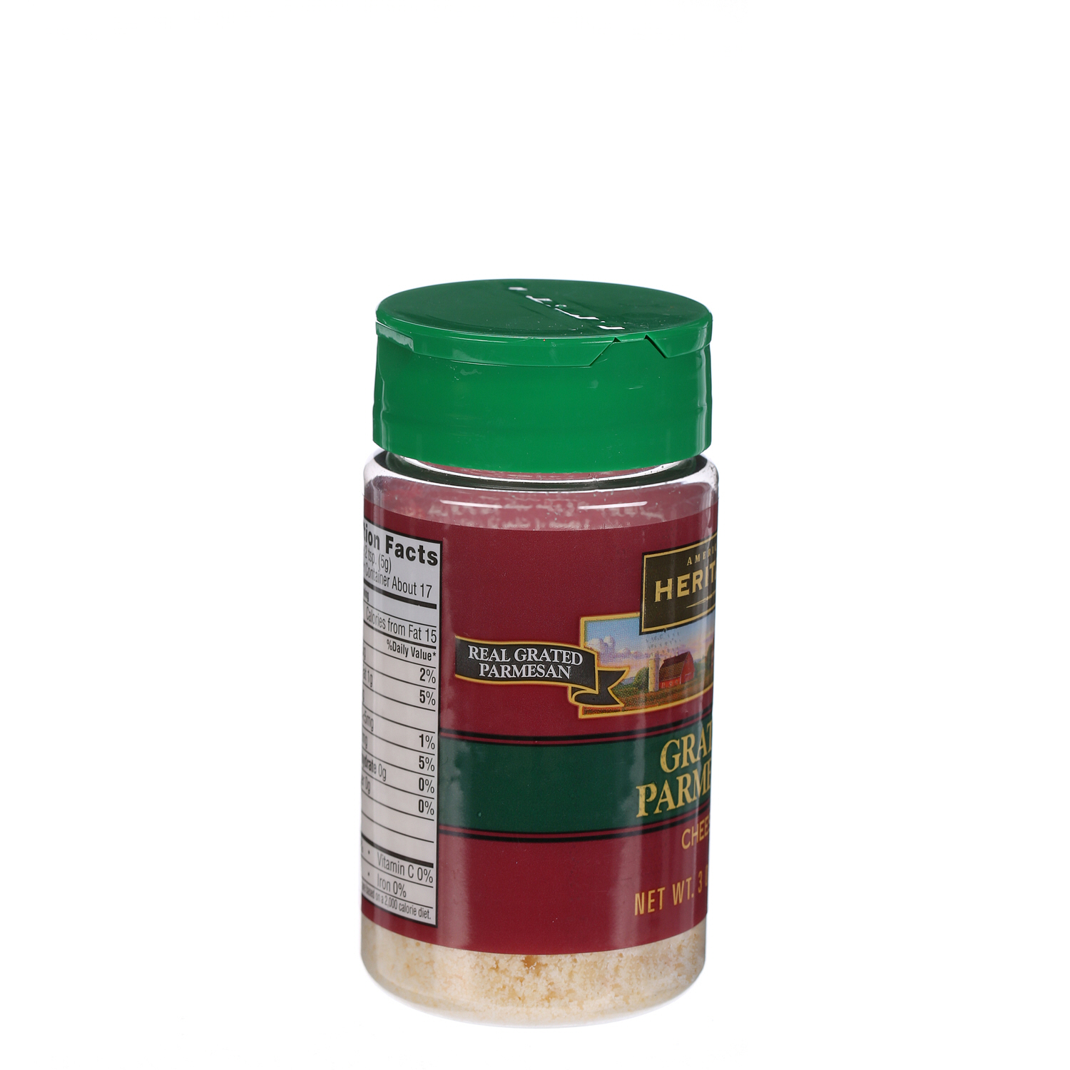 American Heritage Grated Parmesan Cheese 3 Oz