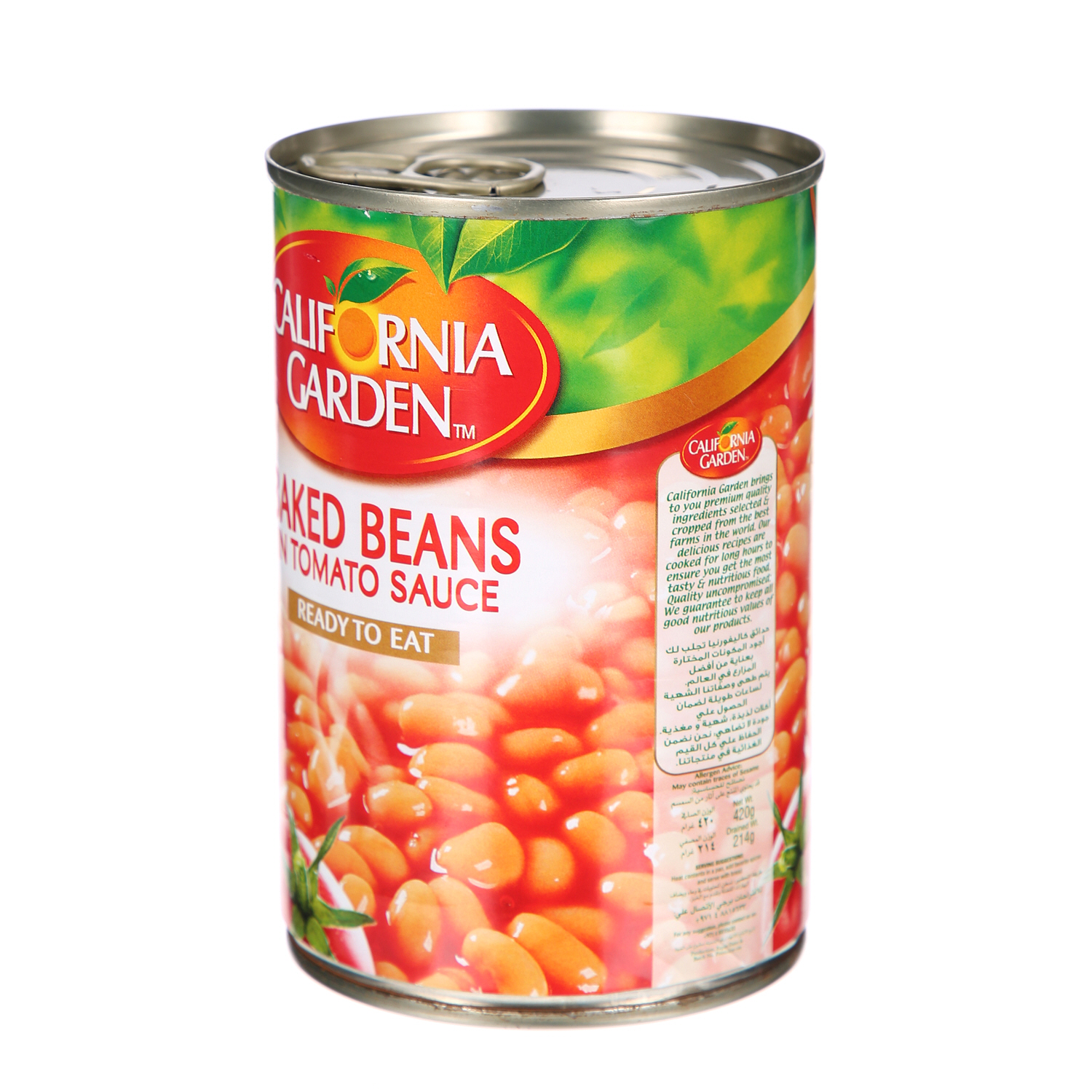 California Garden Baked Beans In Tomato Sauce 400gm